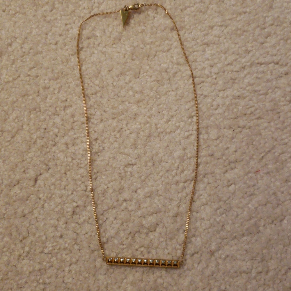 Rebecca Minkoff Gold Bar necklace